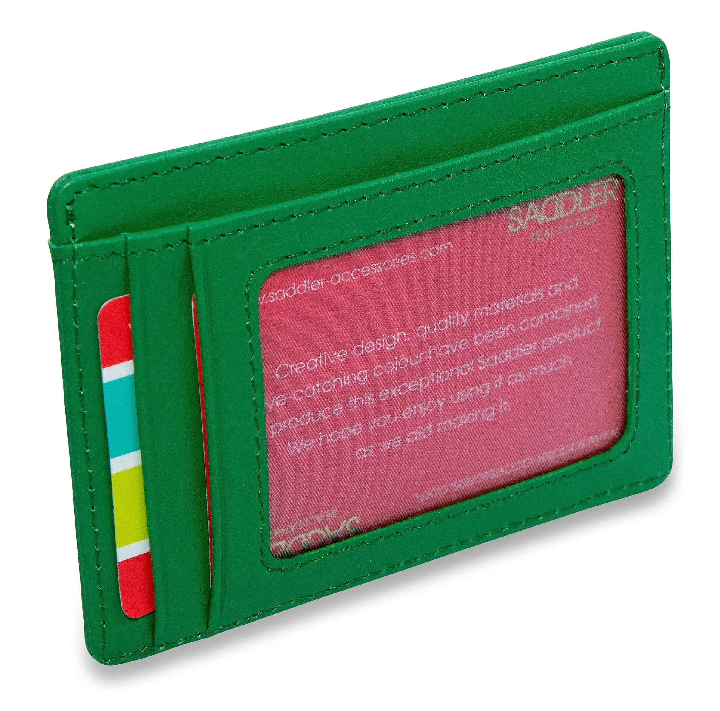 SADDLER STELLA Leather Minimalist Credit Card and ID Holder