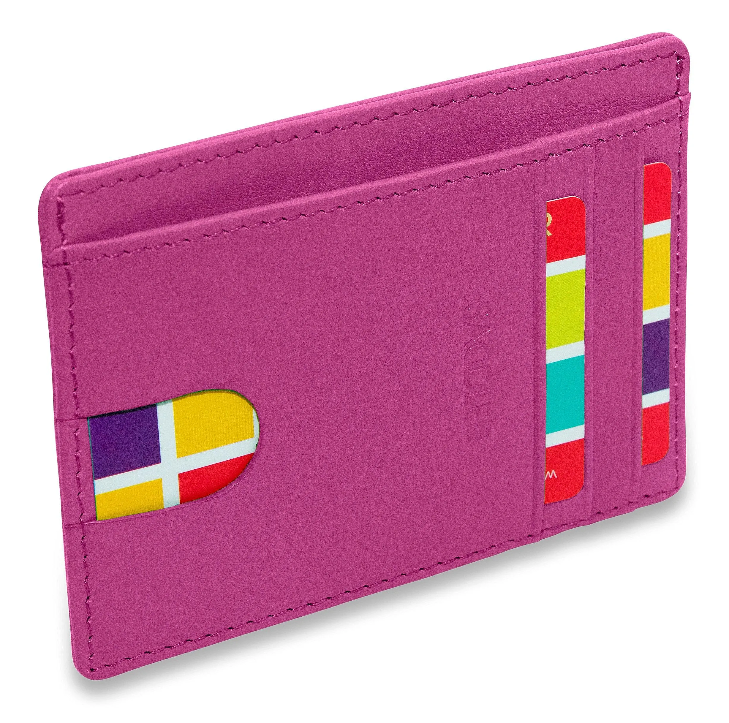 SADDLER STELLA Leather Minimalist Credit Card and ID Holder
