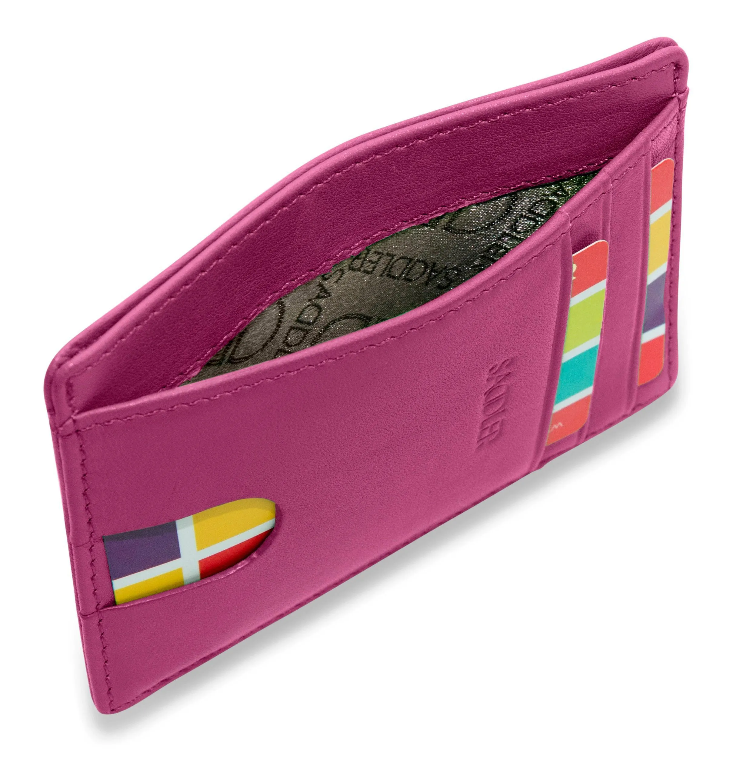 SADDLER STELLA Leather Minimalist Credit Card and ID Holder