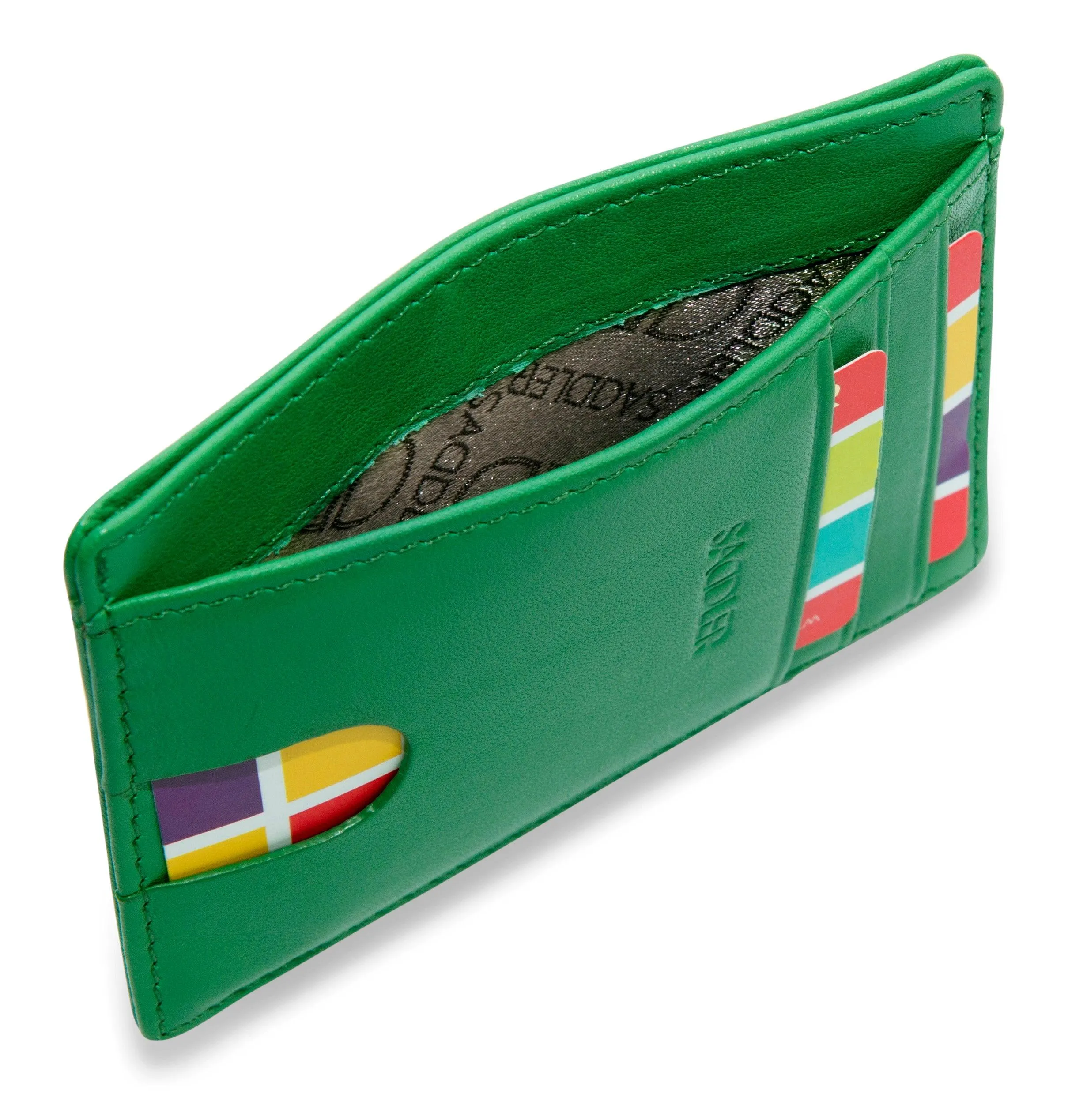 SADDLER STELLA Leather Minimalist Credit Card and ID Holder
