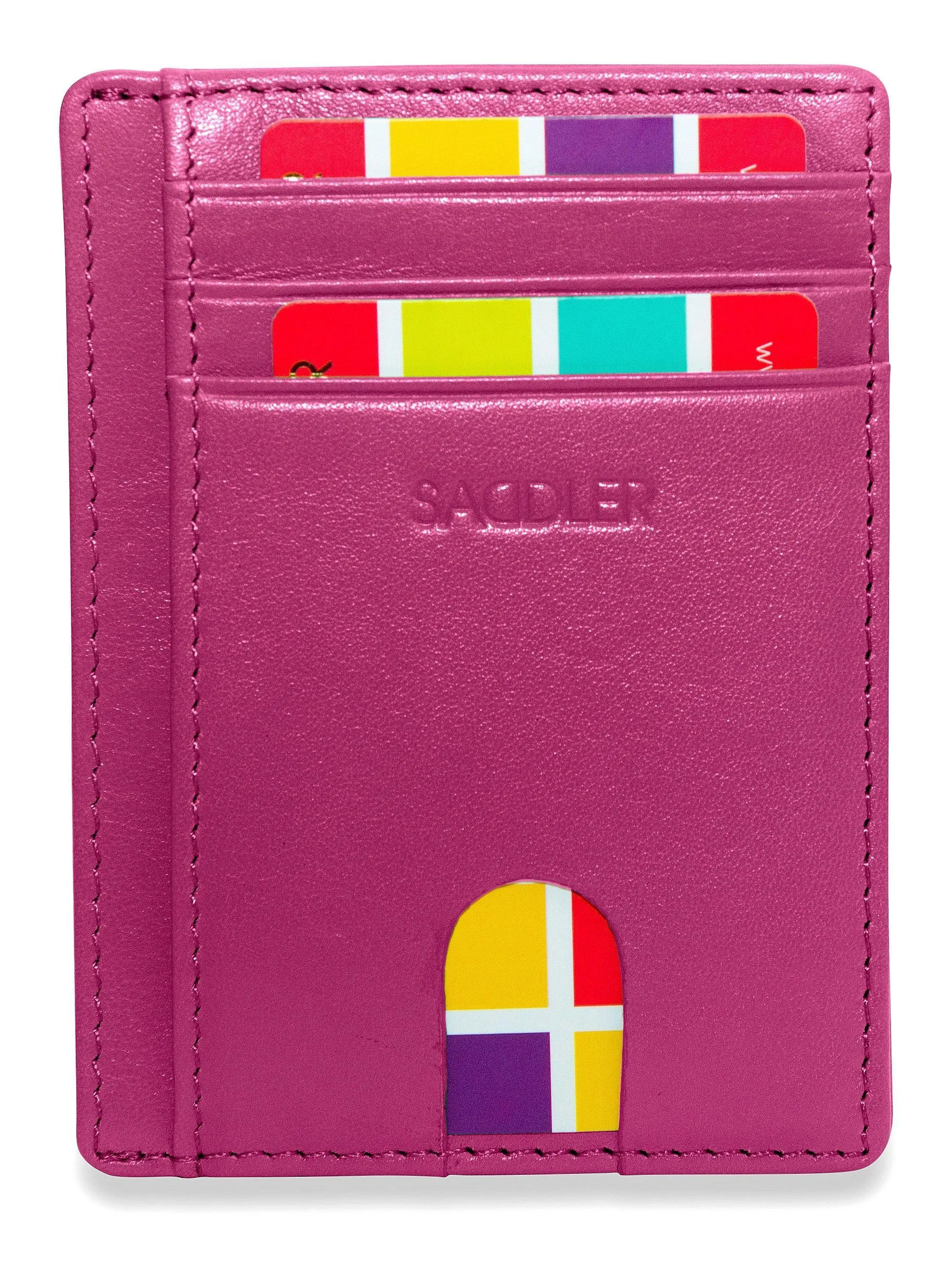 SADDLER STELLA Leather Minimalist Credit Card and ID Holder