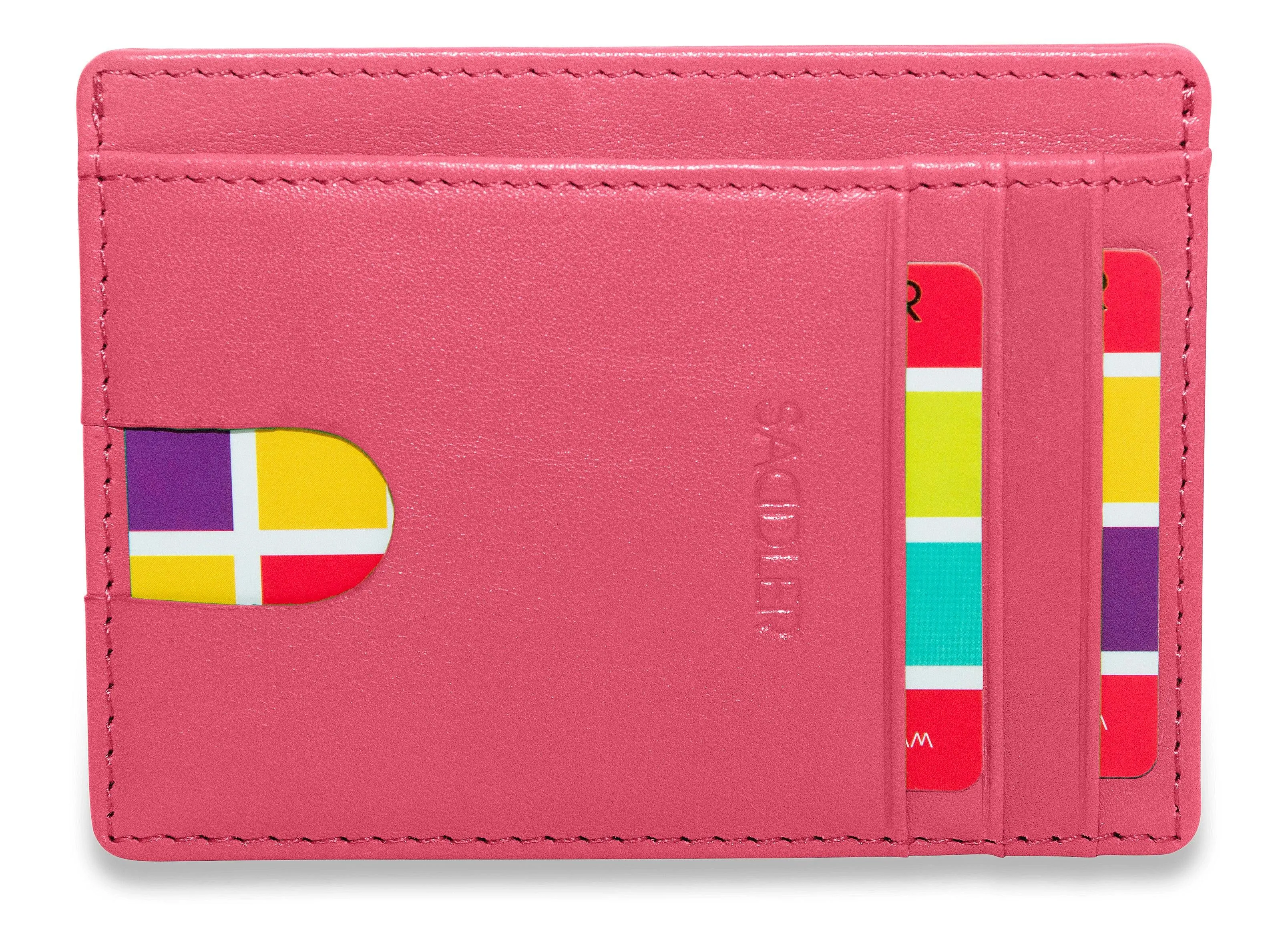 SADDLER STELLA Leather Minimalist Credit Card and ID Holder