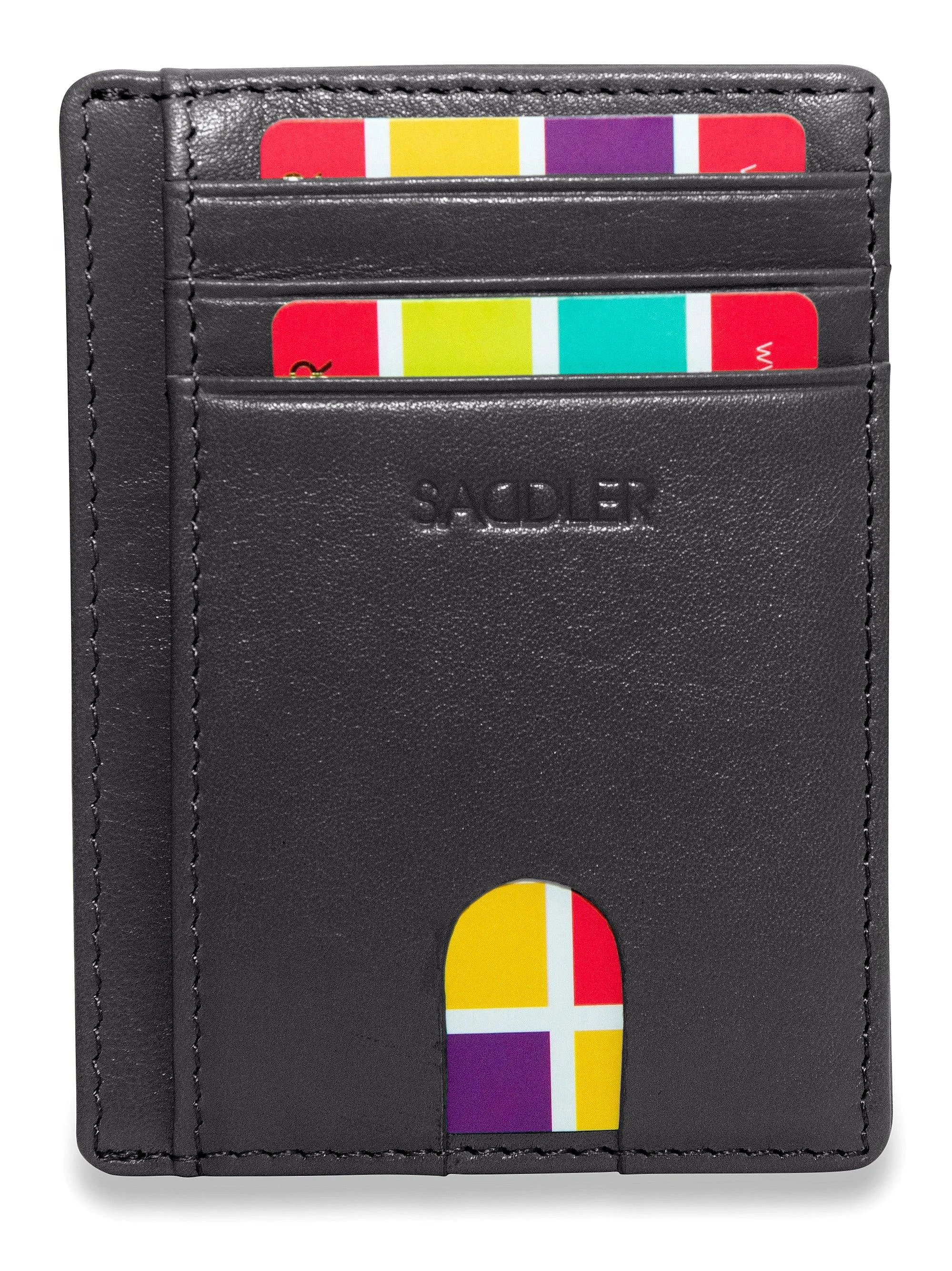SADDLER STELLA Leather Minimalist Credit Card and ID Holder