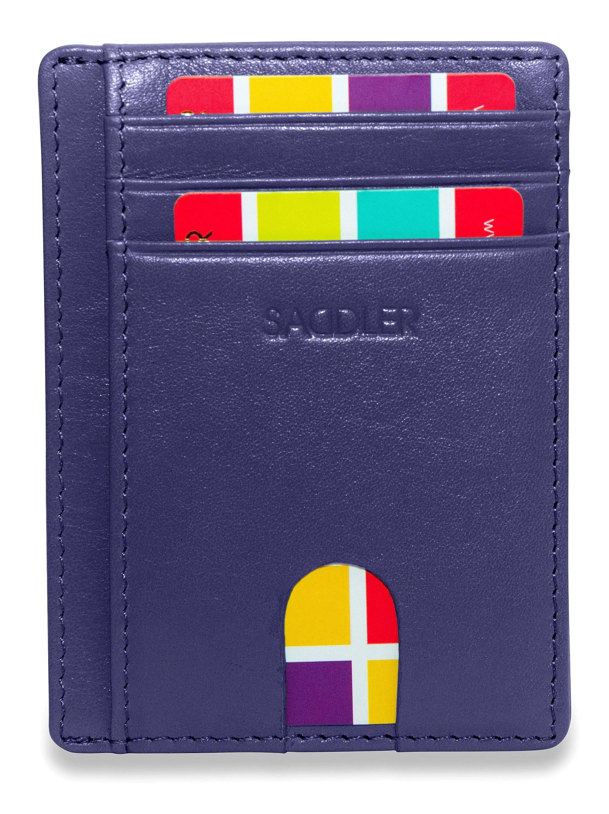 SADDLER STELLA Leather Minimalist Credit Card and ID Holder