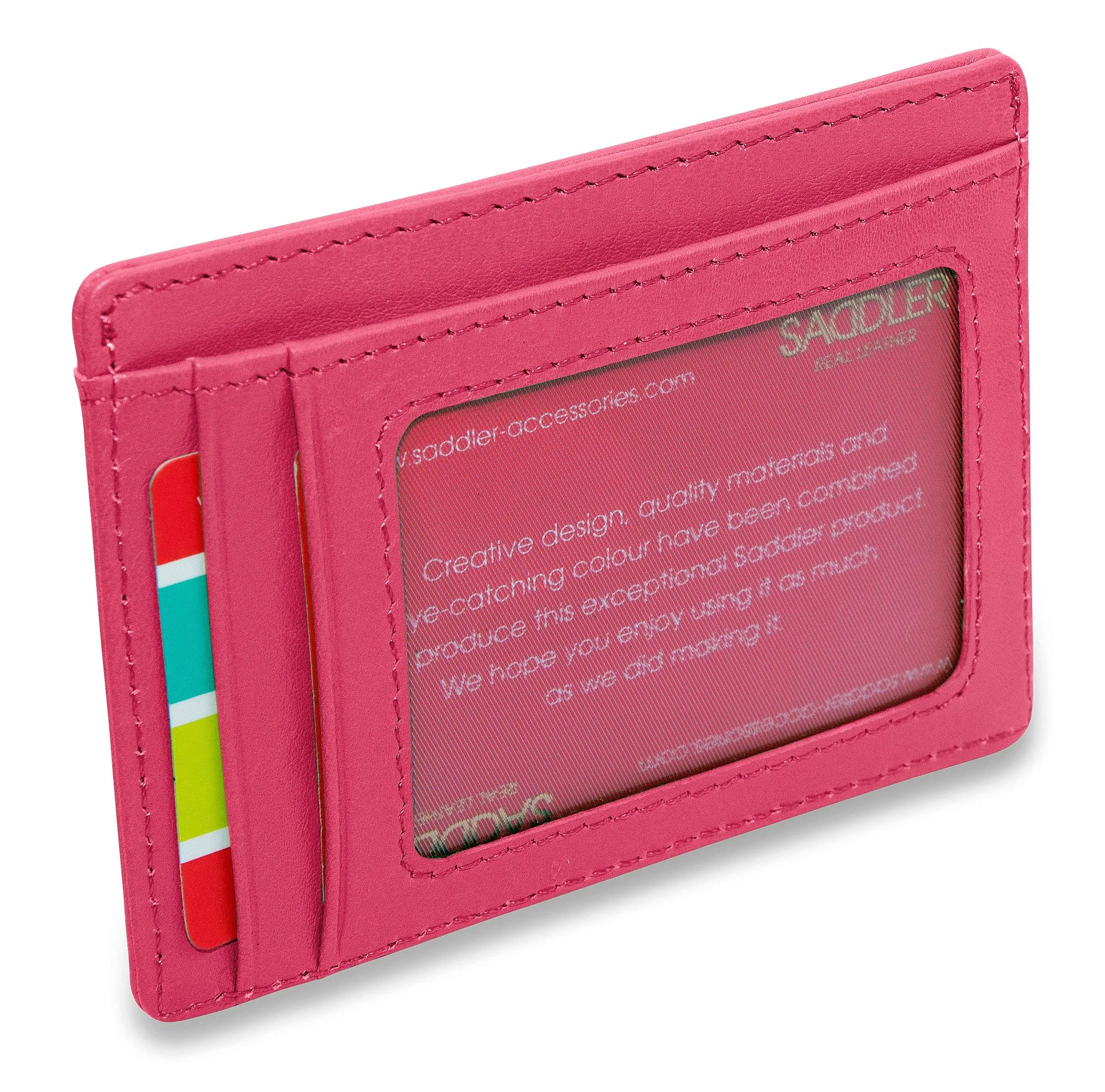 SADDLER STELLA Leather Minimalist Credit Card and ID Holder