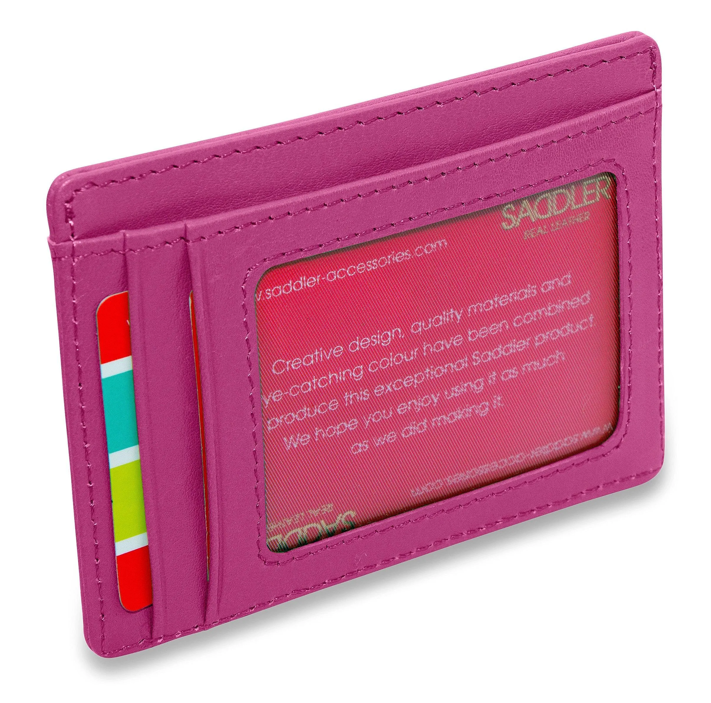 SADDLER STELLA Leather Minimalist Credit Card and ID Holder