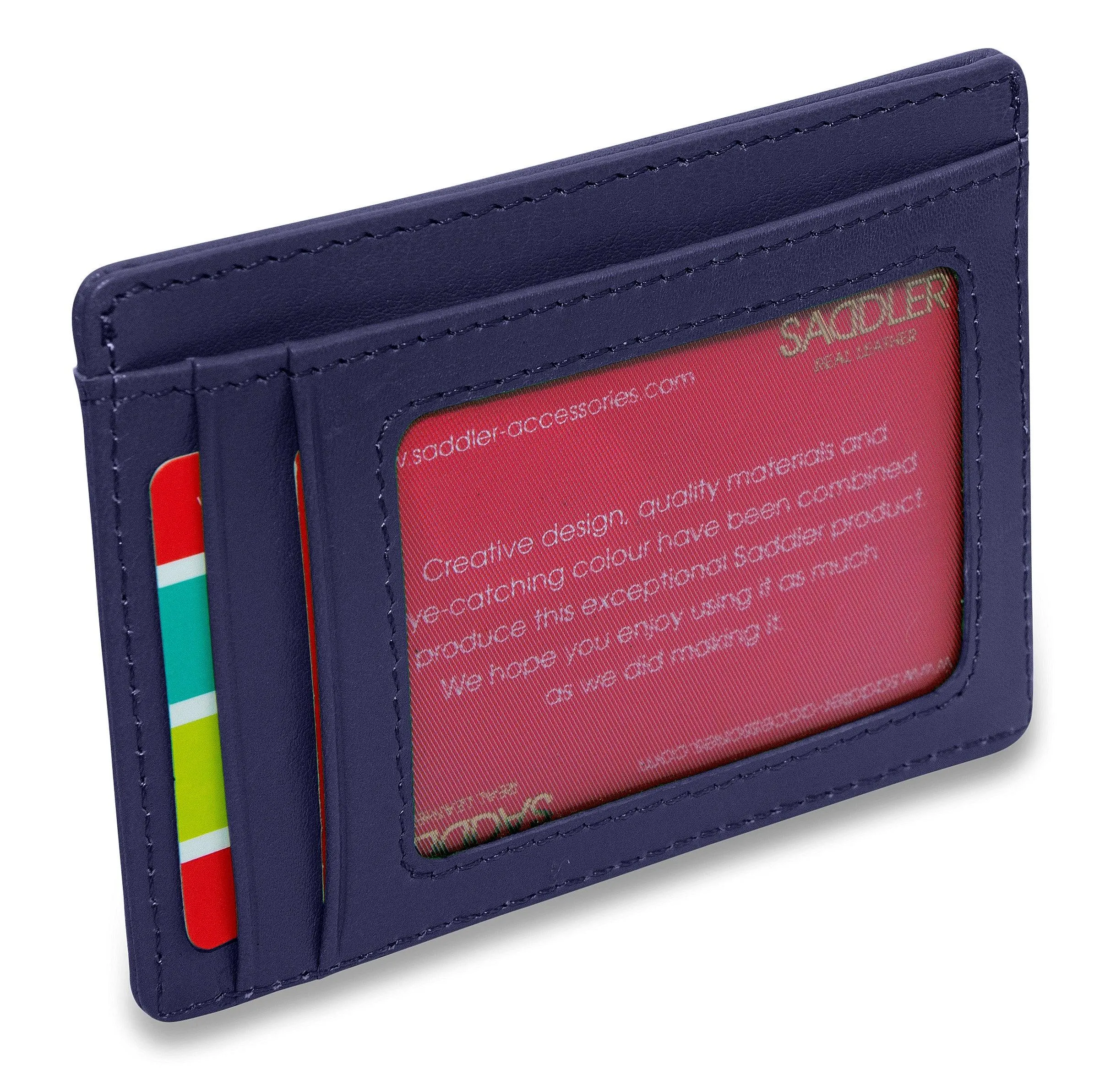SADDLER STELLA Leather Minimalist Credit Card and ID Holder