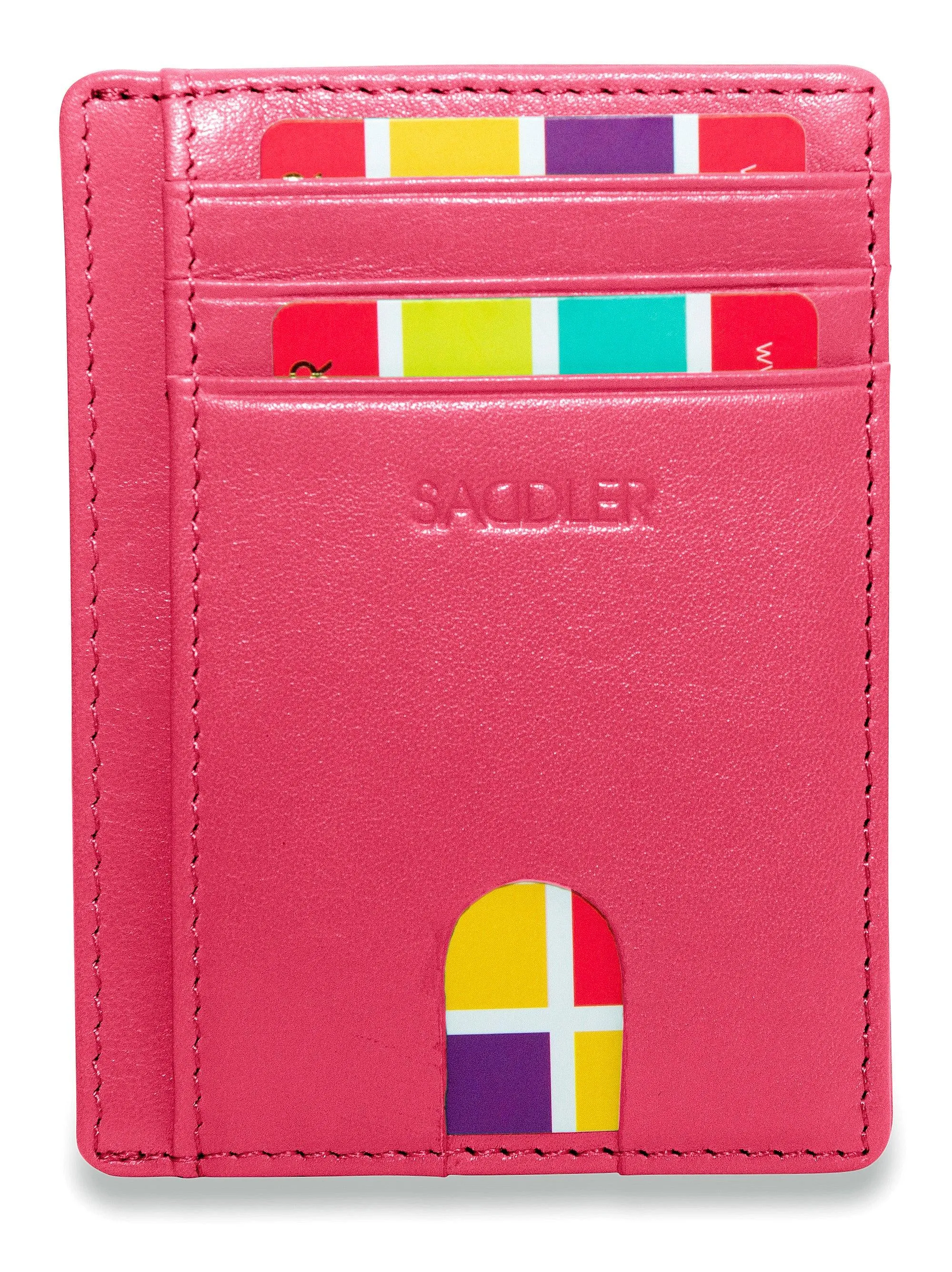 SADDLER STELLA Leather Minimalist Credit Card and ID Holder
