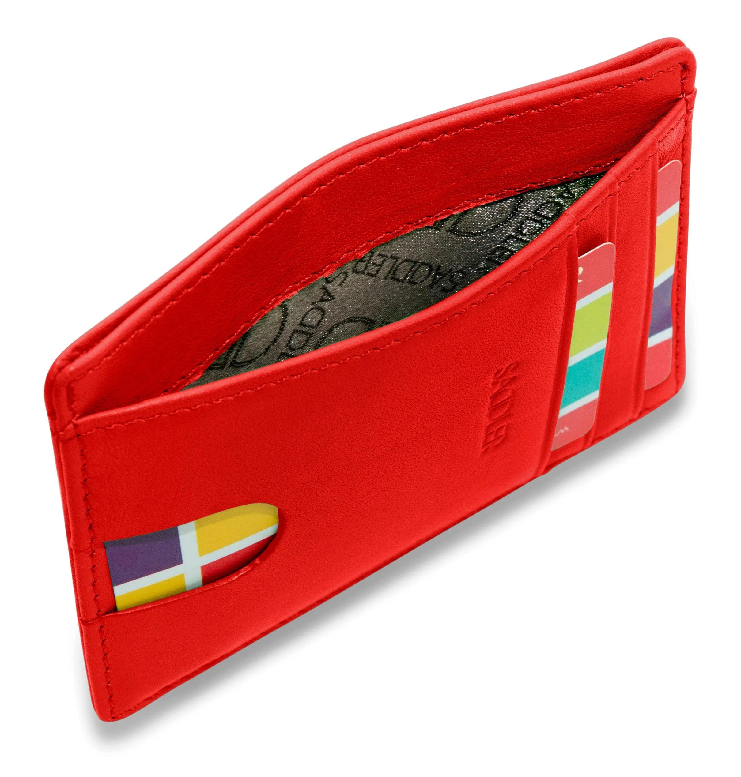 SADDLER STELLA Leather Minimalist Credit Card and ID Holder