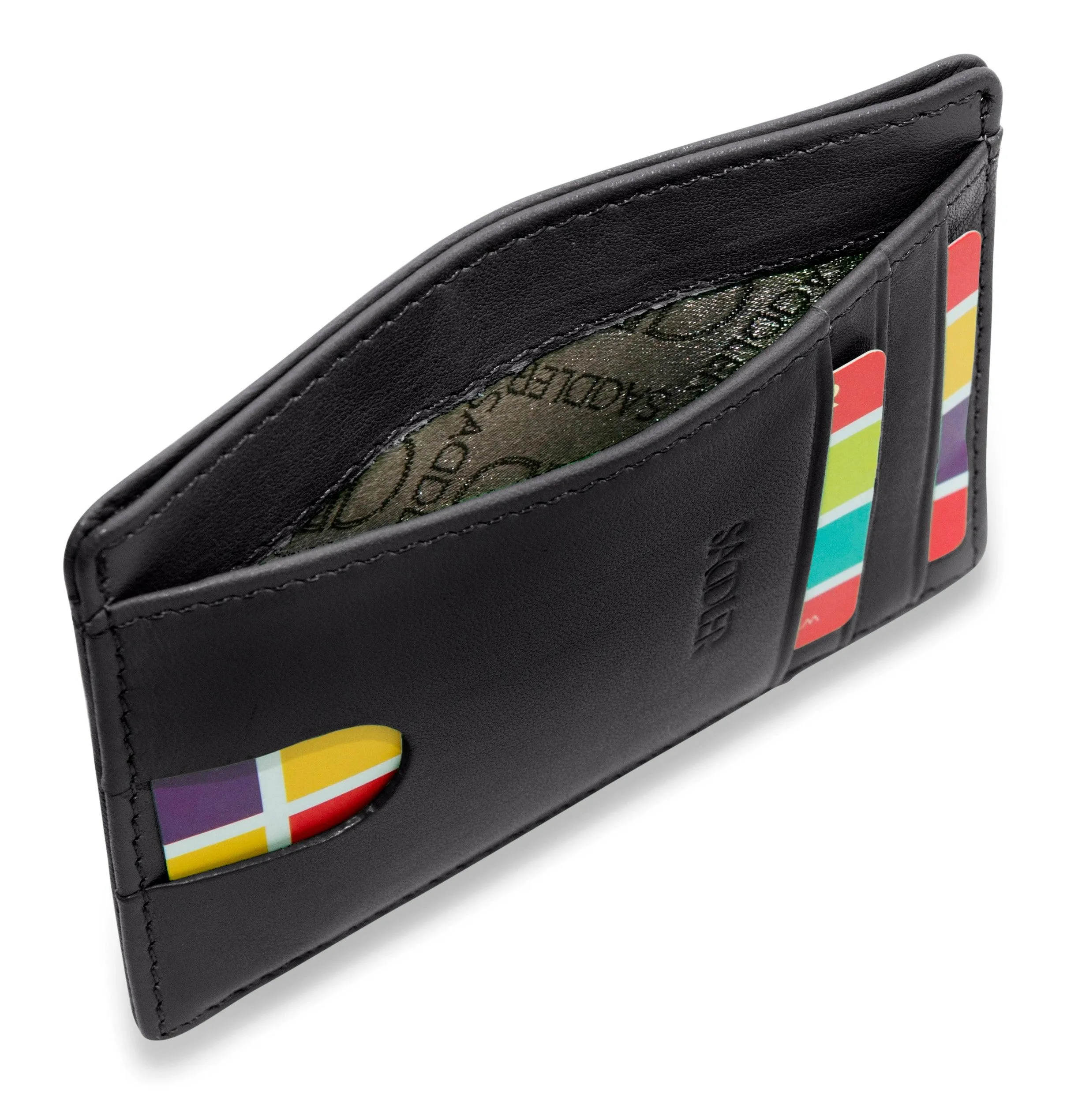 SADDLER STELLA Leather Minimalist Credit Card and ID Holder