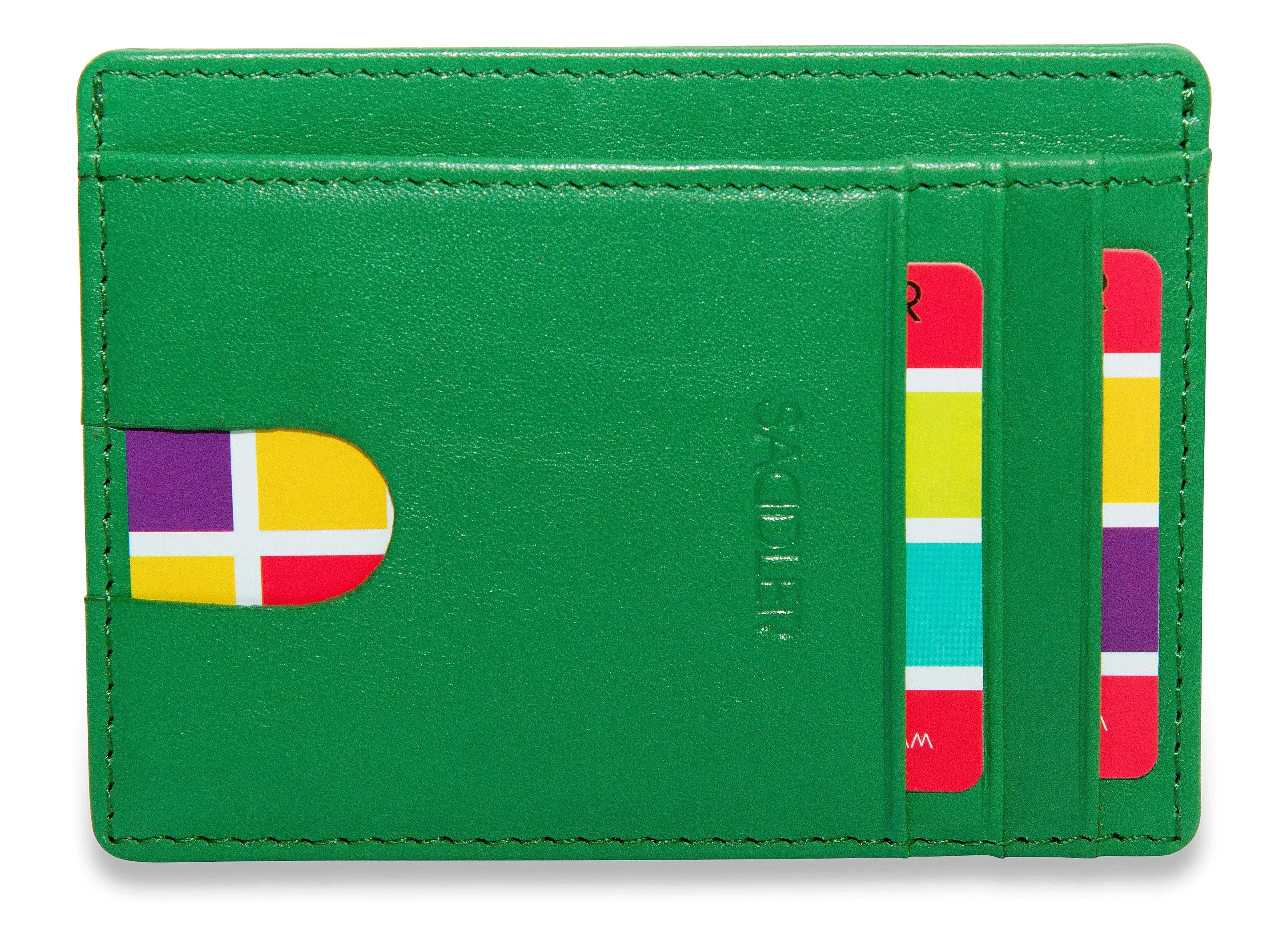 SADDLER STELLA Leather Minimalist Credit Card and ID Holder