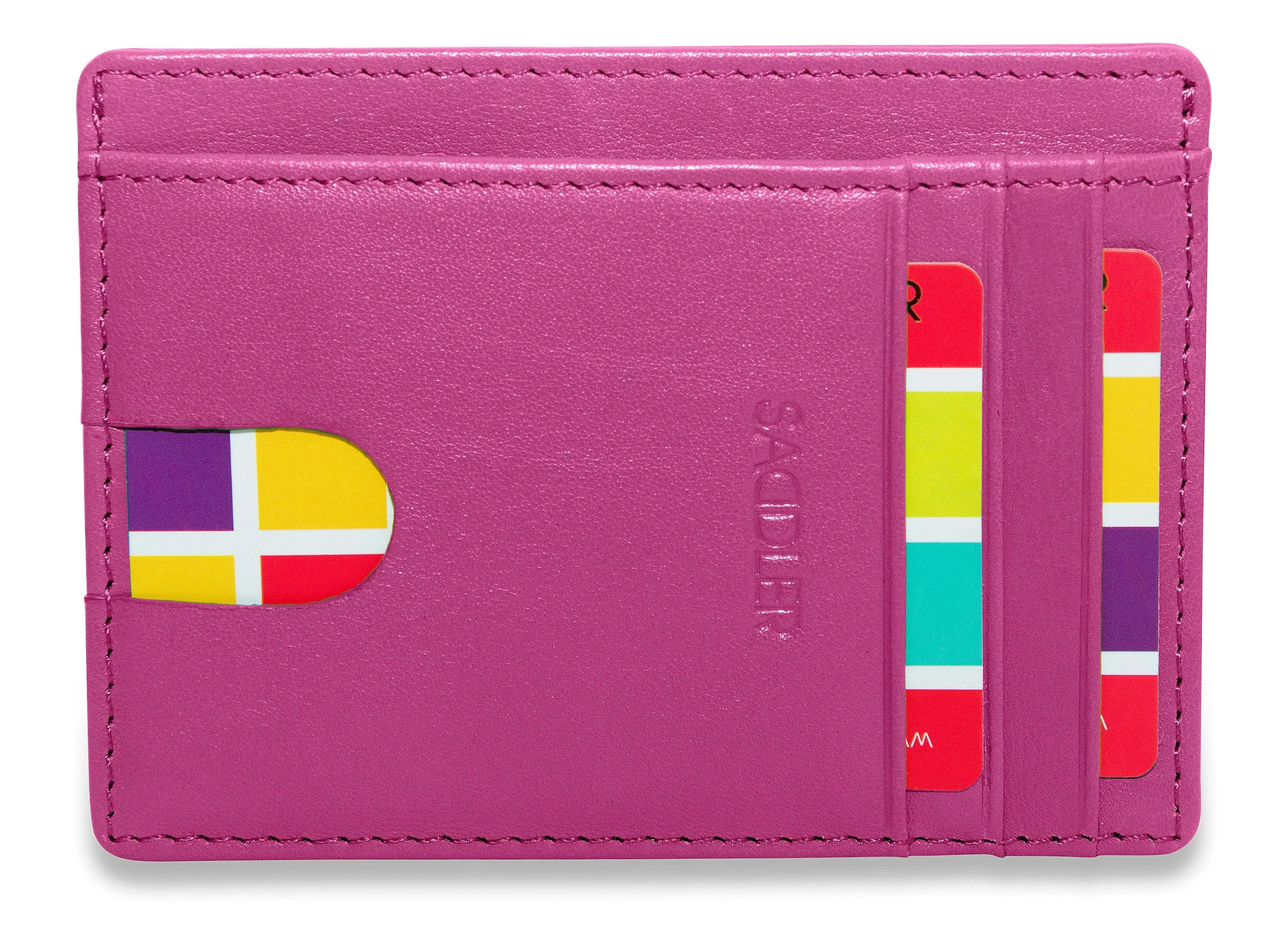 SADDLER STELLA Leather Minimalist Credit Card and ID Holder