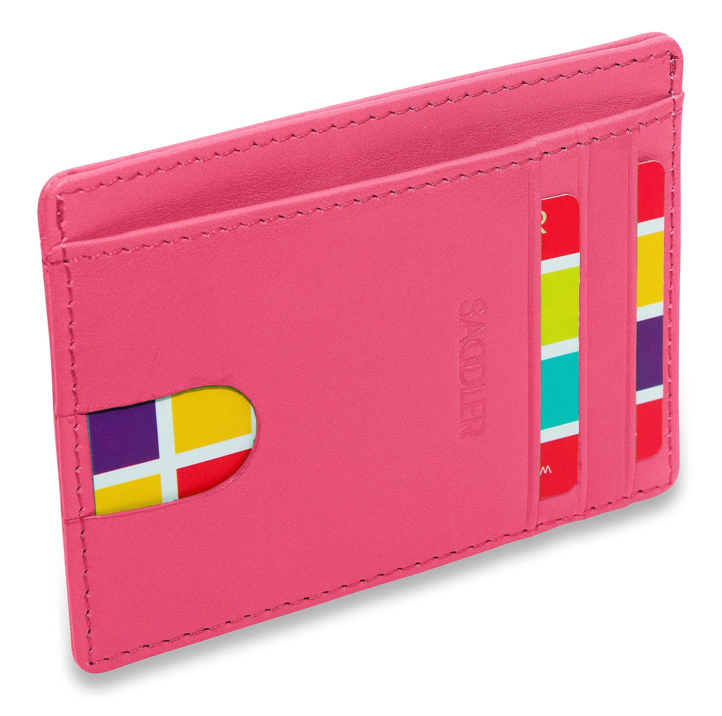 SADDLER STELLA Leather Minimalist Credit Card and ID Holder