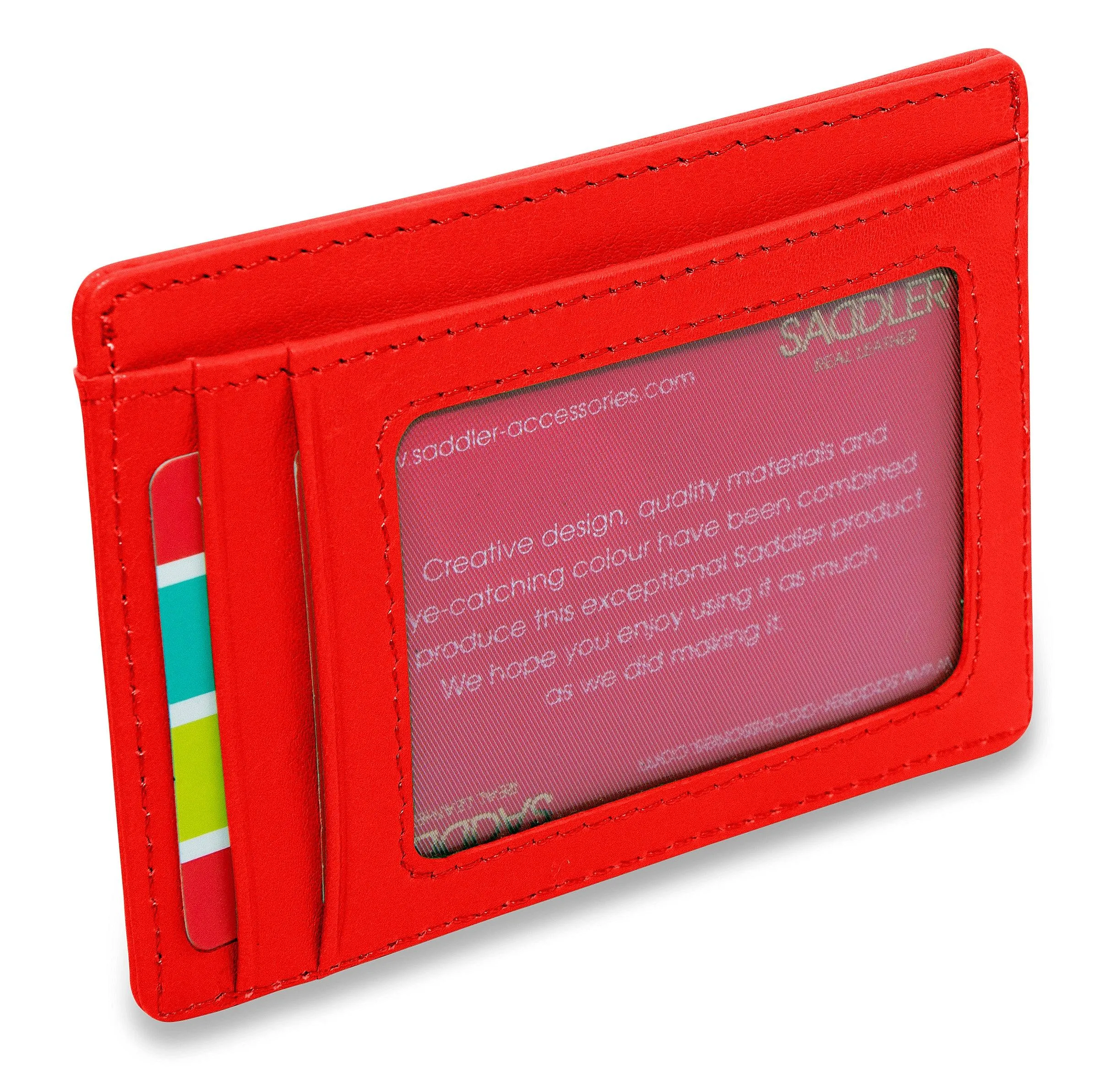 SADDLER STELLA Leather Minimalist Credit Card and ID Holder