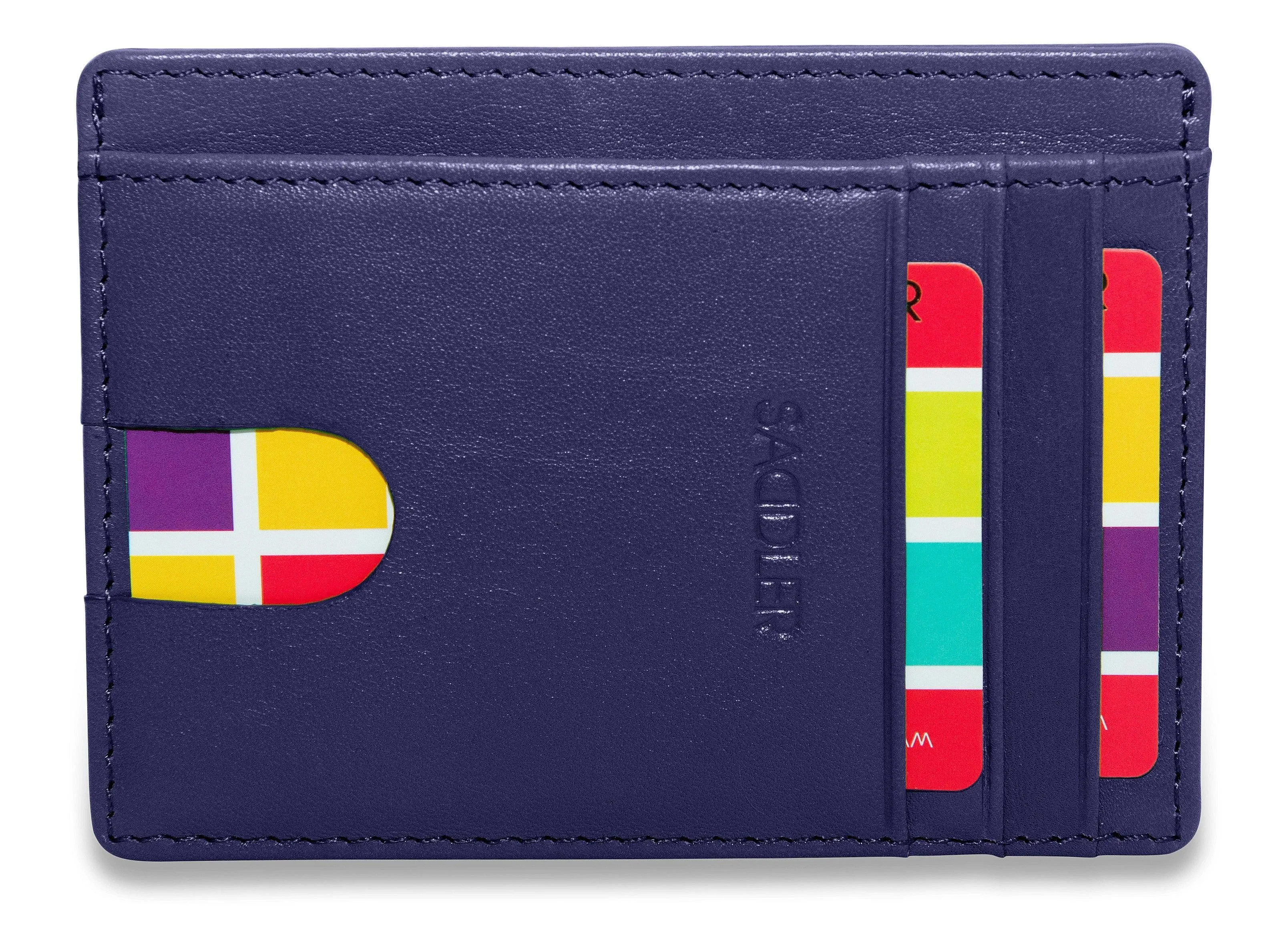SADDLER STELLA Leather Minimalist Credit Card and ID Holder