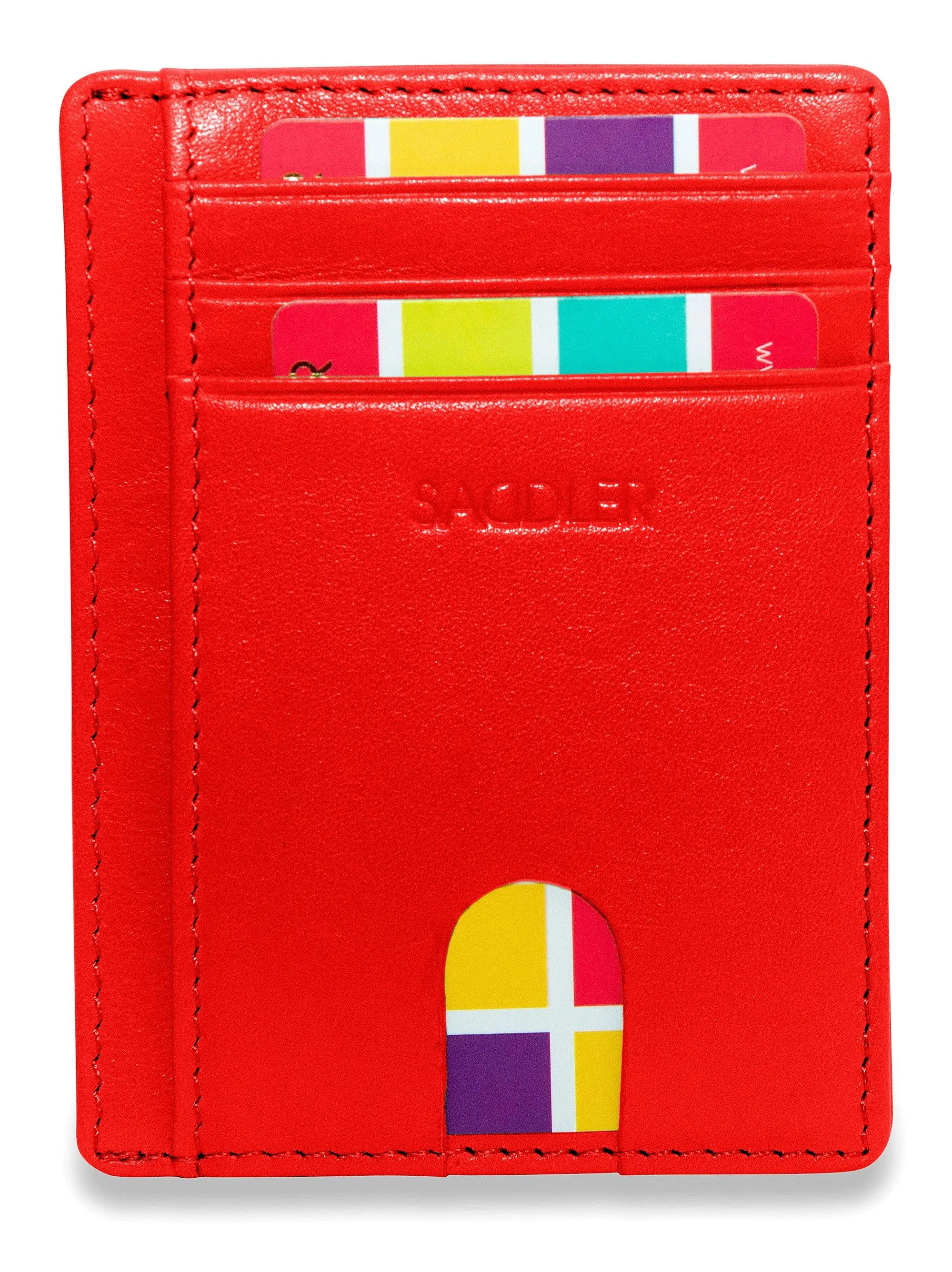 SADDLER STELLA Leather Minimalist Credit Card and ID Holder