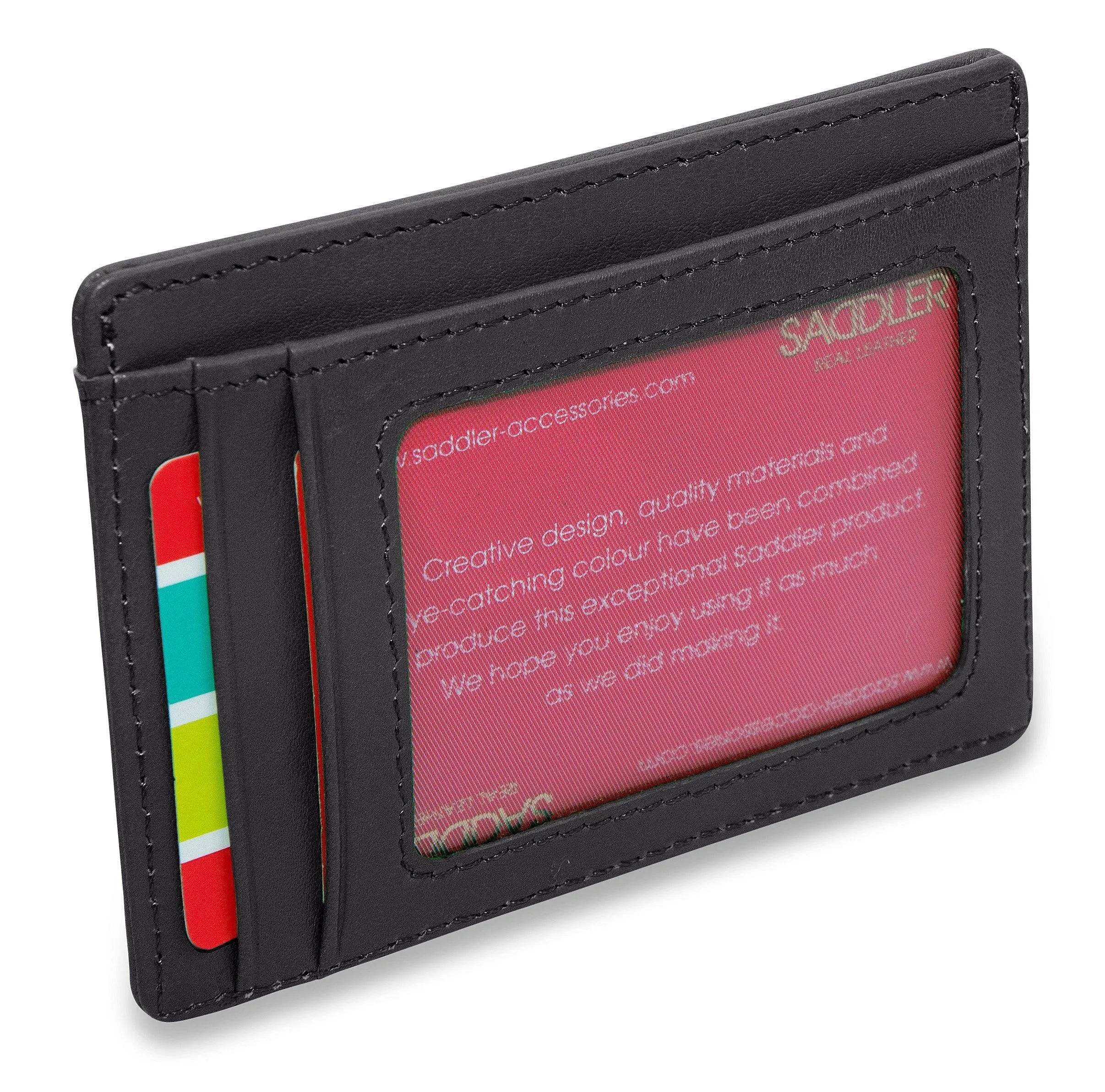 SADDLER STELLA Leather Minimalist Credit Card and ID Holder
