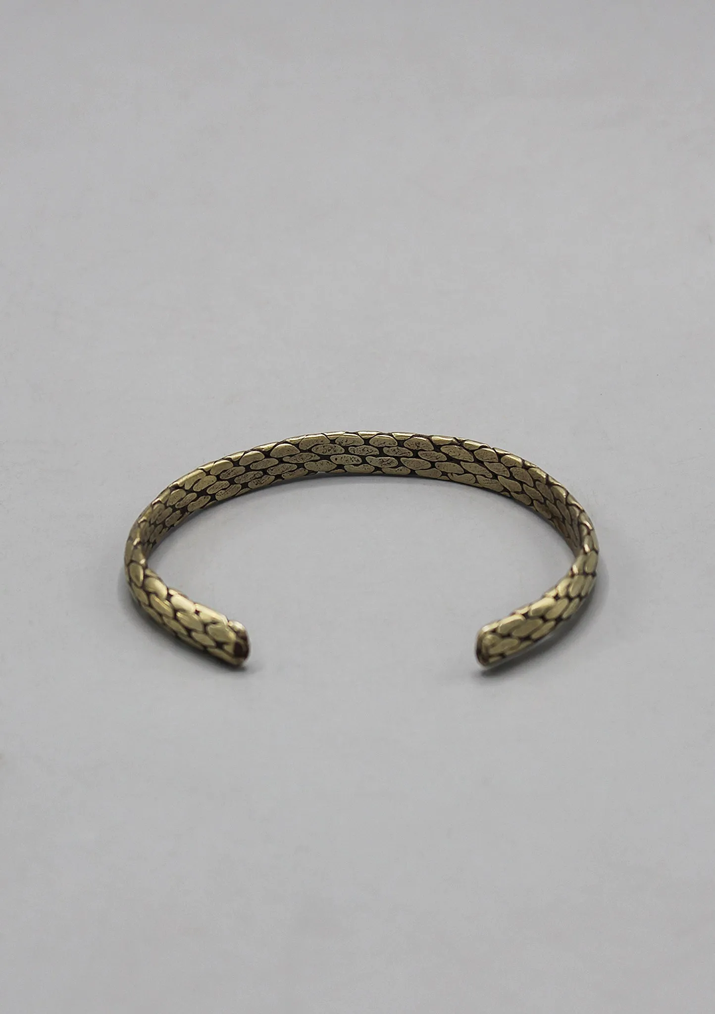 Snake Scale Pattern Thin Bangles