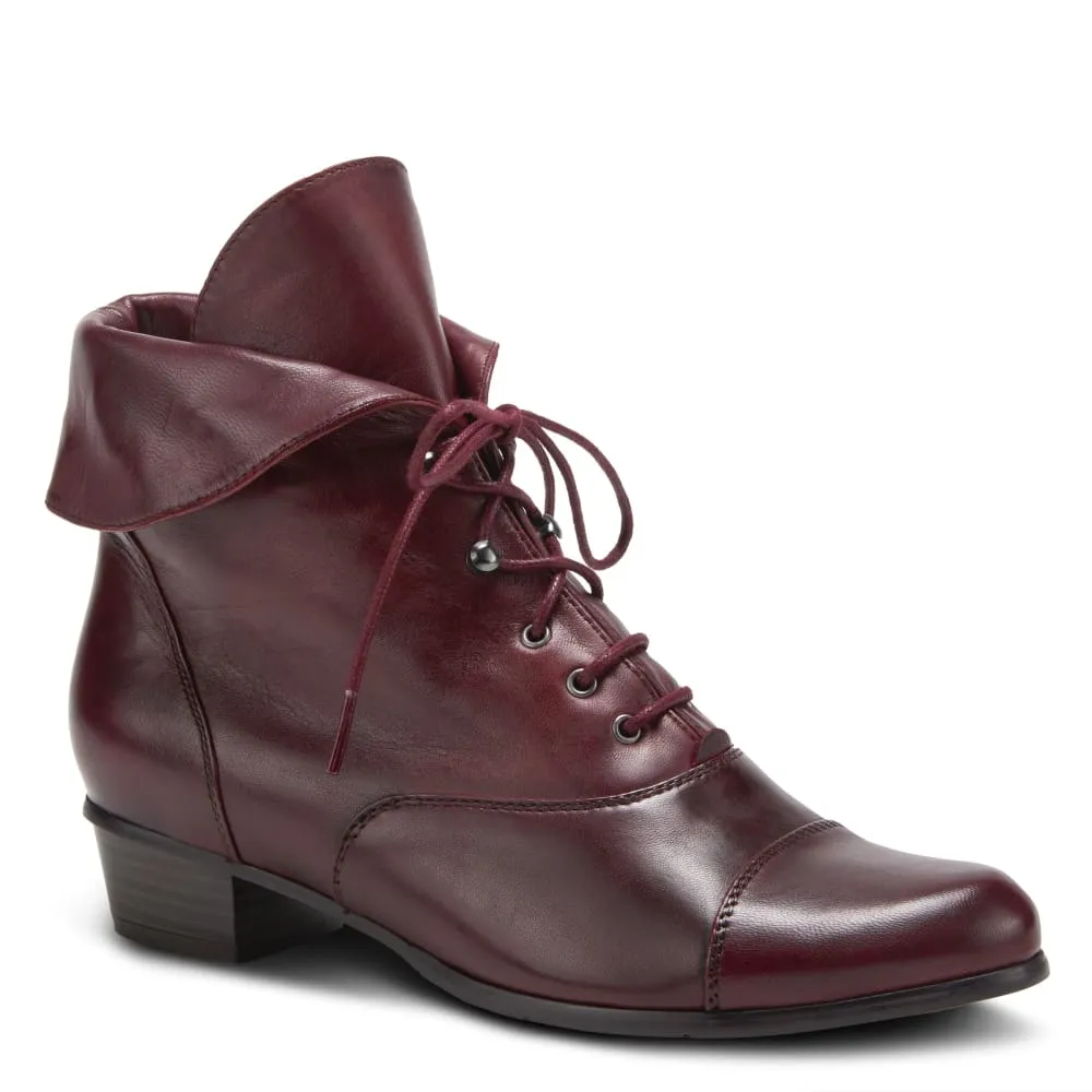 Spring Step Shoes Galil Women's Stylish and Versatile Polished Leather Boots