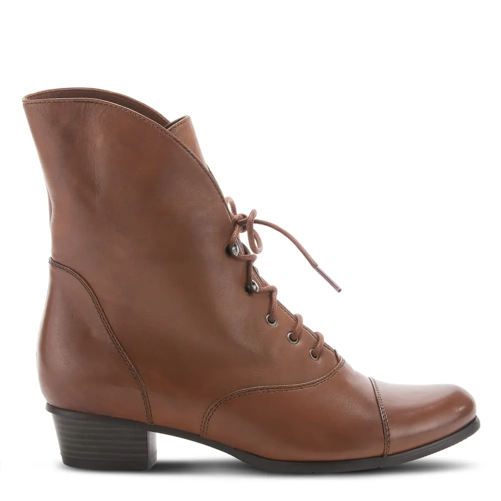 Spring Step Shoes Galil Women's Stylish and Versatile Polished Leather Boots