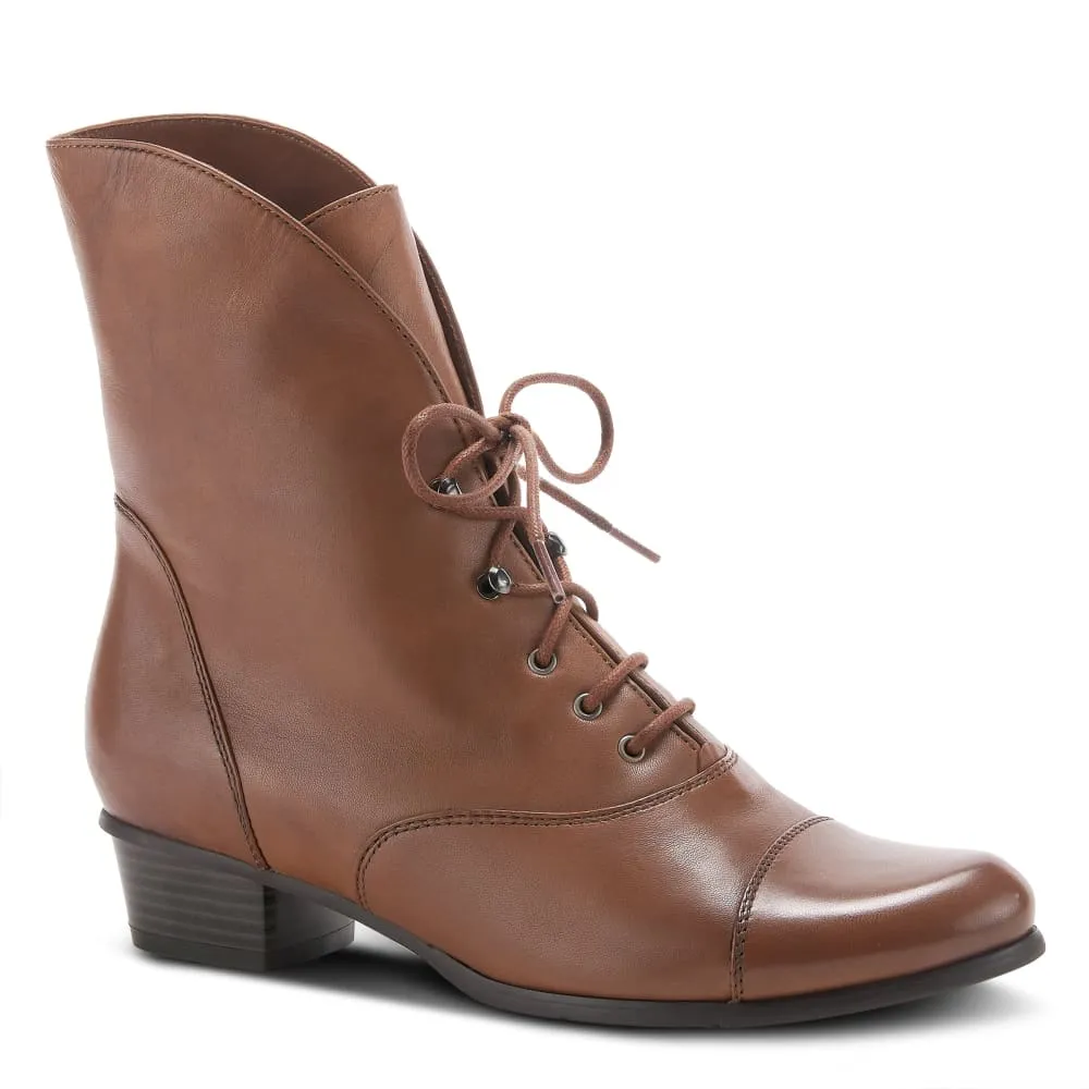 Spring Step Shoes Galil Women's Stylish and Versatile Polished Leather Boots