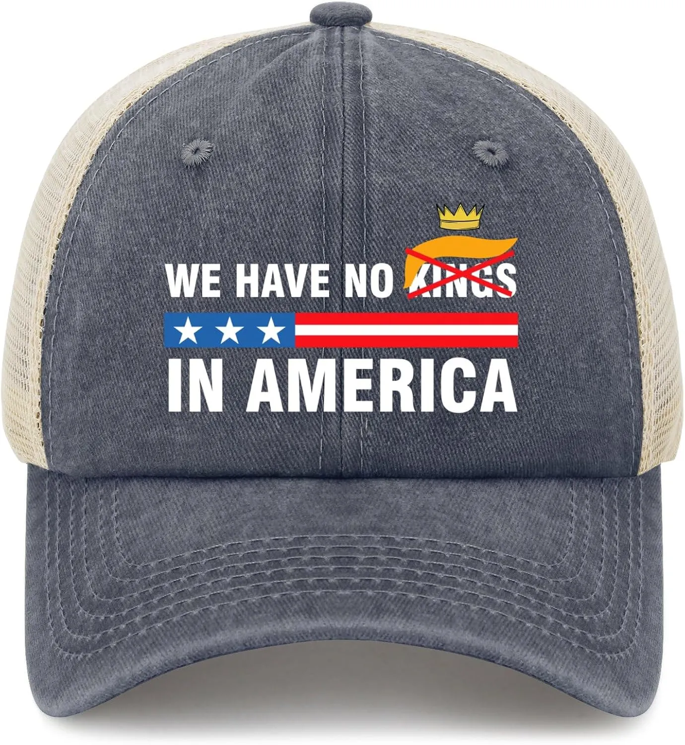 We Have No King in America Saying Hats Men's hat Mens Beach hat Gifts for Women Baseball Cap