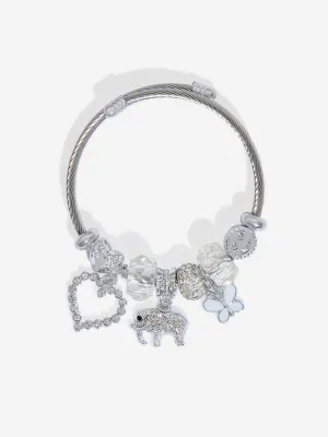 Westside Accessories Silver Charm Bracelet