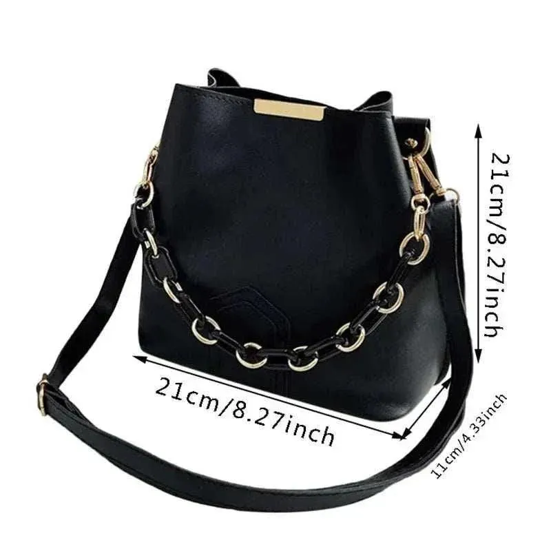 Women Leather Shoulder Bag - Stylish & Compact Handbag - WSH026