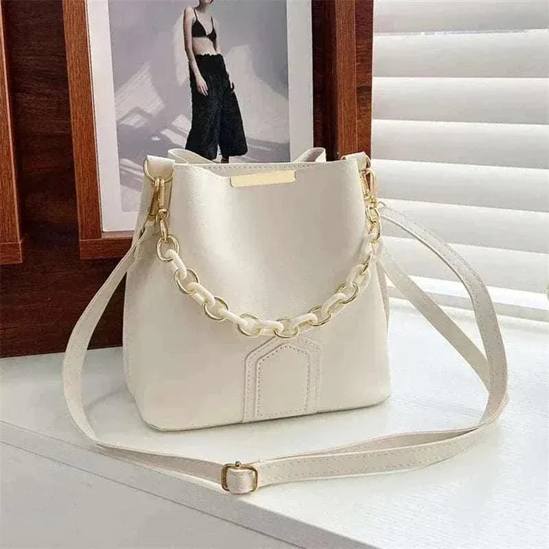 Women Leather Shoulder Bag - Stylish & Compact Handbag - WSH026