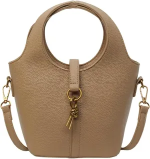 Women's PU Leather Hobo Shoulder Crossbody Bag - Vintage Tote Small Handbag Purse