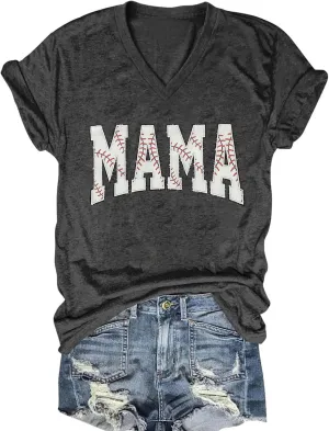 Women's T-Shirts V-Neck Dragonfly Tee Cute Summer Graphic Shirts Vintage Boho Flowers Short Sleeve T Shirt