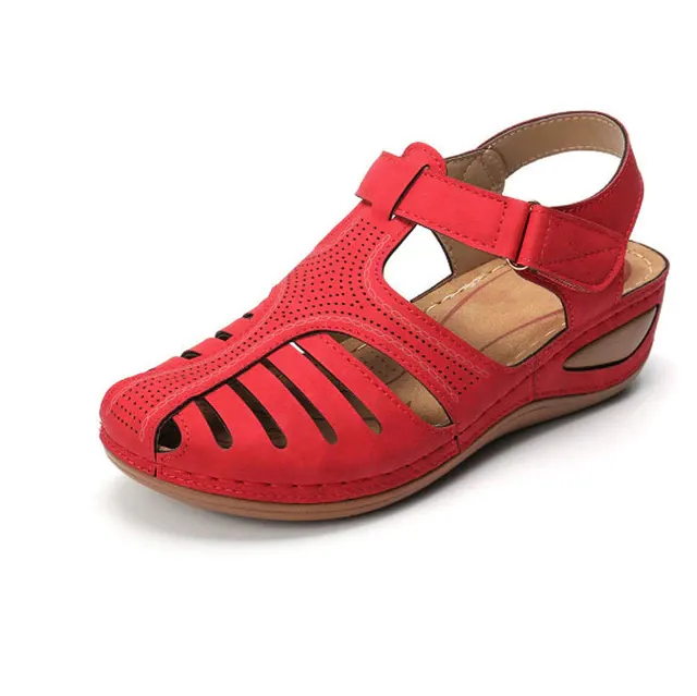 Women’s vintage wedge sandals iciCosmetic