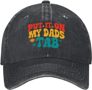 Your Dad is My Cardio Hat for Womens Washed Distressed Baseball Cap Funny Washed Dad Hat Fitted